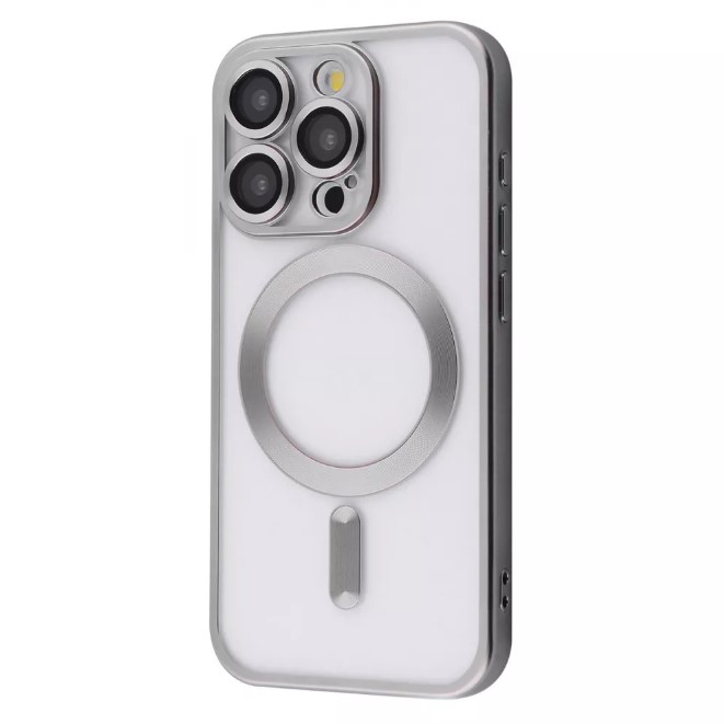 Накладка Metal Matte Case MagSafe для iPhone 15 Pro Max (natural titanium)-0